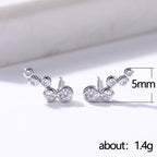 Elegant Shining Simple Circle Women's Earrings