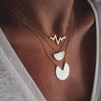 Multi-layer necklace round necklace