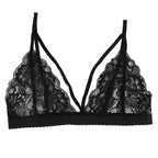 Midnight Surprise Floral Lace Bra