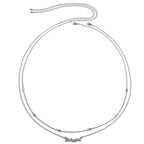 Simple Metal Letter Pendant Waist Chain For Women Europe And America Cross Border Multi-layer Sexy Fashion Slim Chain Body Chains