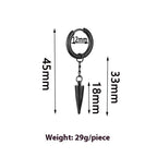 Punk Sharp Cone Personality Female Stud Earrings