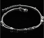 Retro star anklet