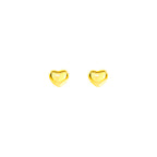 Ear-caring Peach Heart Three-dimensional Ear Rings