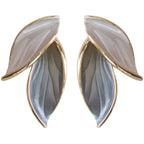 Simple Fashion Style Leaf-shaped Earring Female Personality