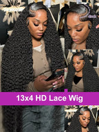 Brazilian Pre Plucked Curly Human Hair Wigs