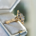 Minority Fashion Ring Gold-plated Inlaid