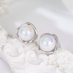 Colorful Imitation Moonstone Earrings Women's Fashion